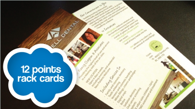 12pt Rackcards