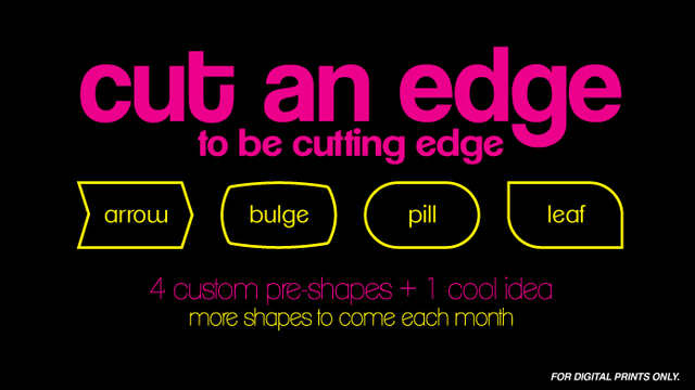New! Pre-shaped cards!