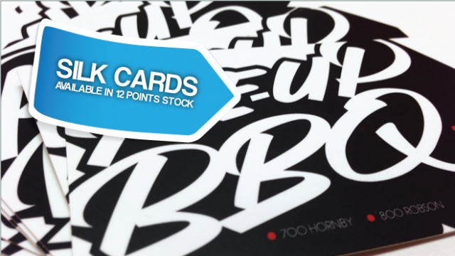 12pt Silk Cards